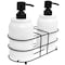 Blue Donuts 2 Piece Soap and Lotion Dispenser Set With Metal Rack BD3928105 - alternate 1